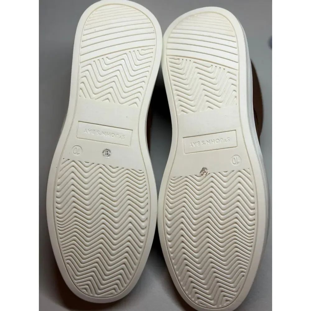 NEW! St. John's Bay Harrison Mens Round Closed Toe Oxford Shoes 10M Brown